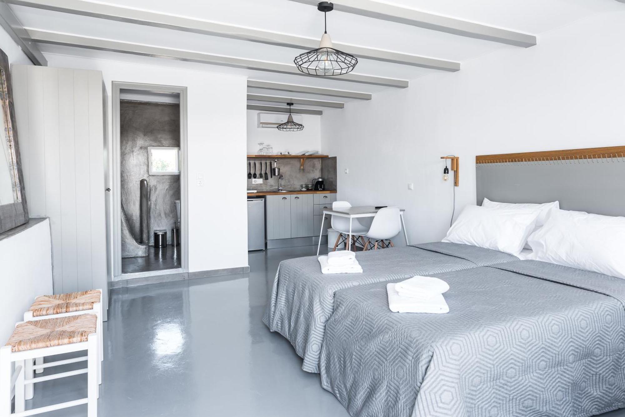 Apartament White And Grey Mykonos Town Zewnętrze zdjęcie